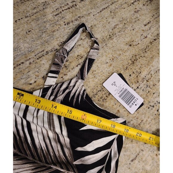 Lot of 2 New! Women Torrid Size 2X Stripe Long Sleeve Esther Button Down & Tank - Picture 5 of 16